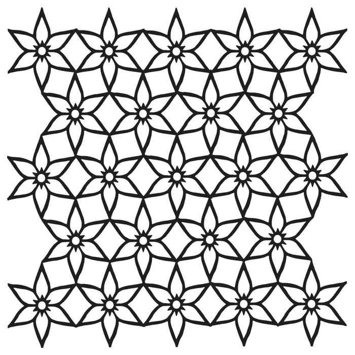 Crafter's Workshop 6x6 Template - Starflower Net
