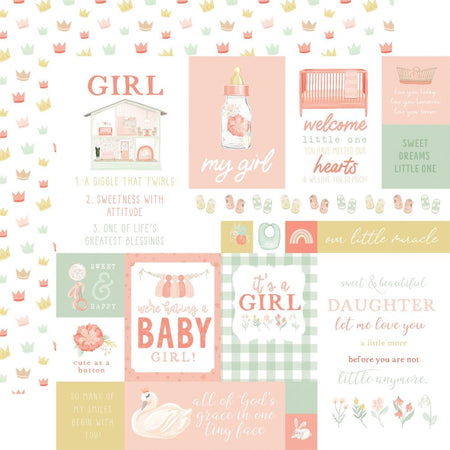 Echo Park It's A Girl - Multi Journaling Cards