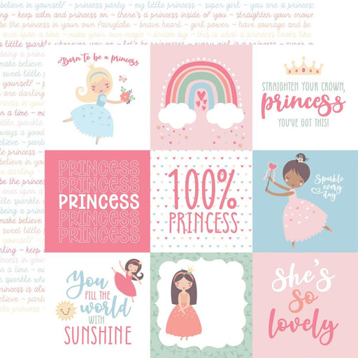 Echo Park Our Little Princess - 4x4 Journaling Cards