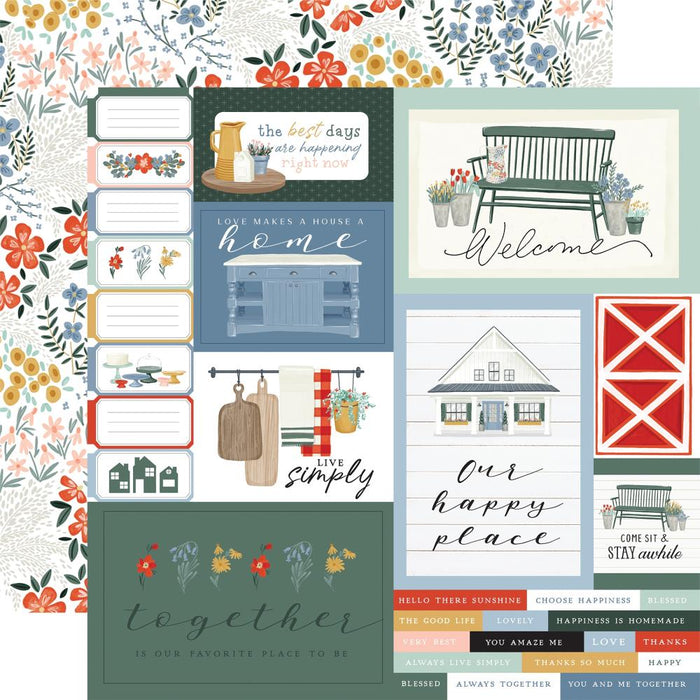 Carta Bella Farmhouse Summer - Multi Journaling Cards