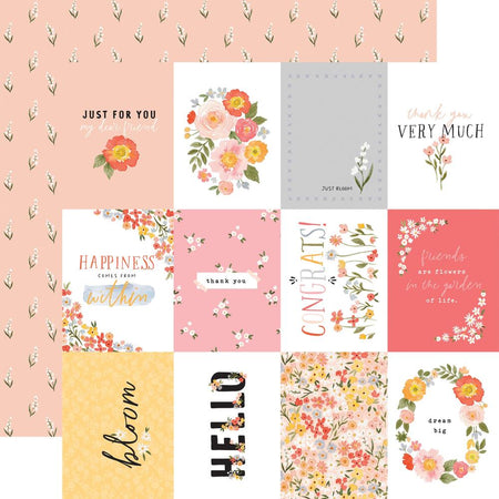 Carta Bella Flora No 5 - Happy Journaling Cards