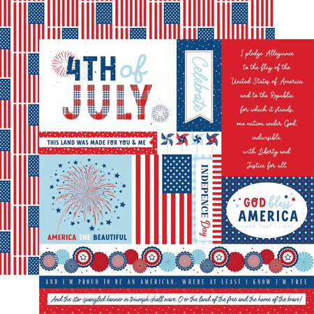 Echo Park Let Freedom Ring - Multi Journaling Cards
