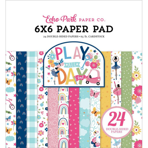 Echo Park Play All Day Girl - 6x6 Pad