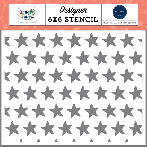 Carta Bella Beach Party - Summer Loving Starfish Stencil