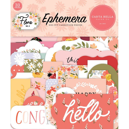 Carta Bella Flora No 5 - Ephemera Icons
