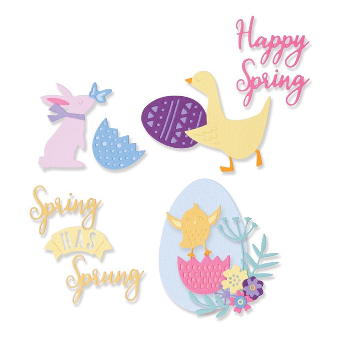 Sizzix Thinlits Die - Spring Has Sprung