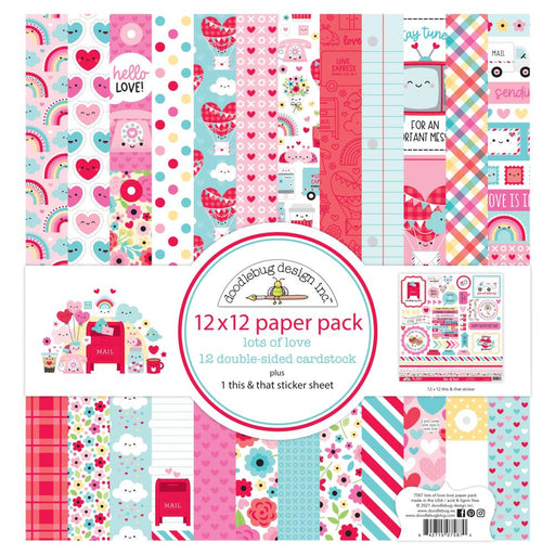 Doodlebug Design Lots of Love - 12x12 Paper Pack