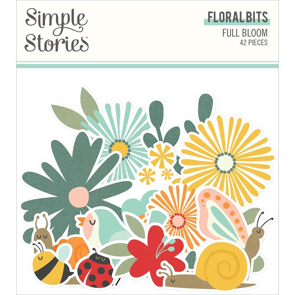 Simple Stories Full Bloom - Floral Bits & Pieces