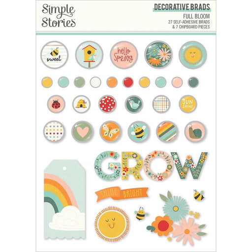 Simple Stories Full Bloom - Decorative Brads