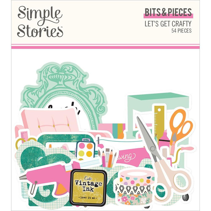Simple Stories Let's Get Crafty - Bits & Pieces