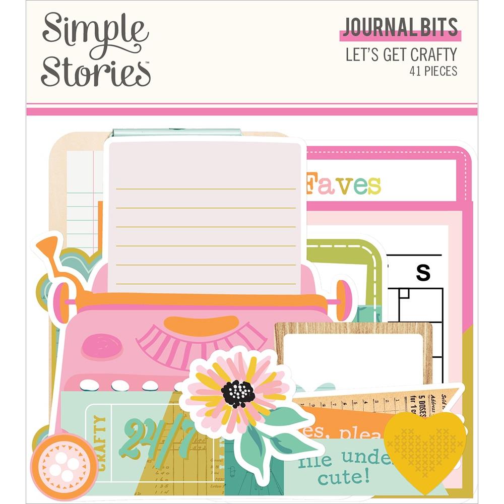 Simple Stories Let's Get Crafty - Journal Bits & Pieces