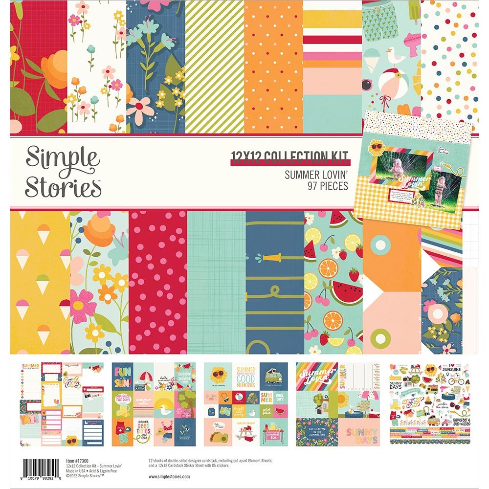Simple Stories Summer Lovin' - 12x12 Collection Kit
