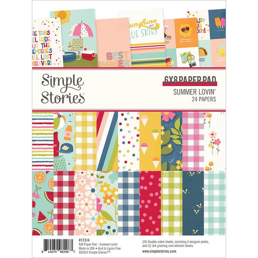 Simple Stories Summer Lovin' - 6x8 Paper Pad