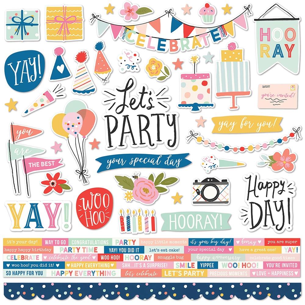 Simple Stories Celebrate! - Combo Stickers