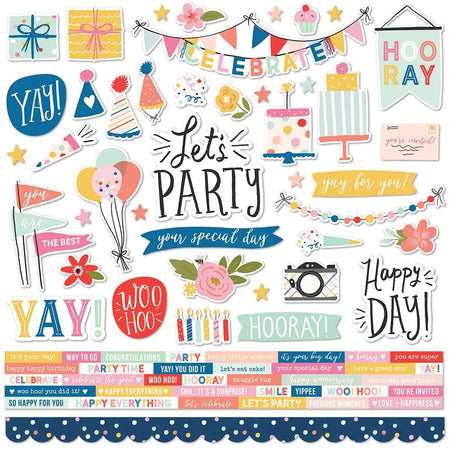 Simple Stories Celebrate! - Combo Stickers