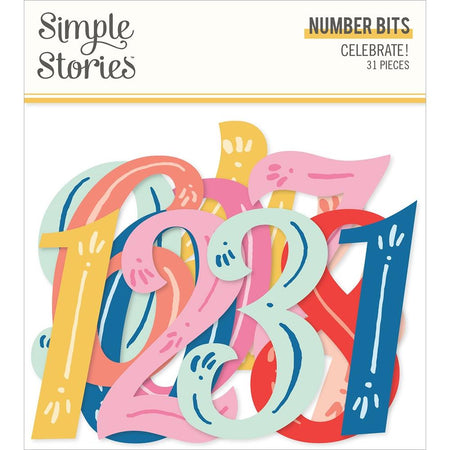 Simple Stories Celebrate! - Number Bits & Pieces