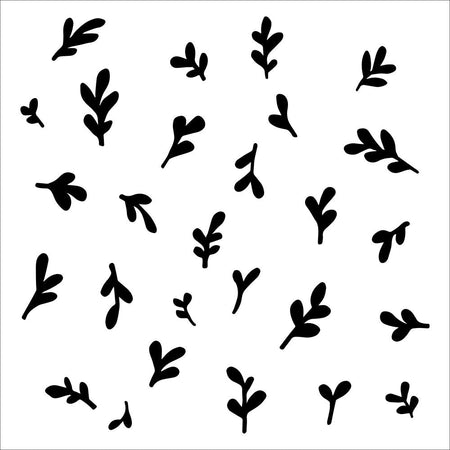 Crafter's Workshop 6x6 Template - Barberry Buds