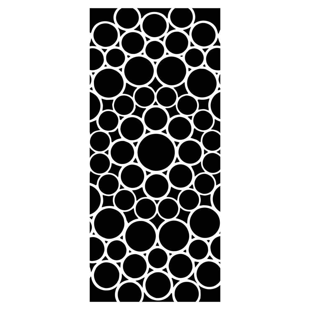 Crafter's Workshop Slimline Stencils - Bubbled Circles