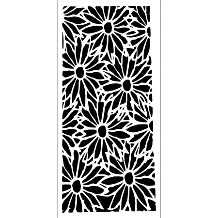 Crafter's Workshop Slimline Stencils - Daisy Spread