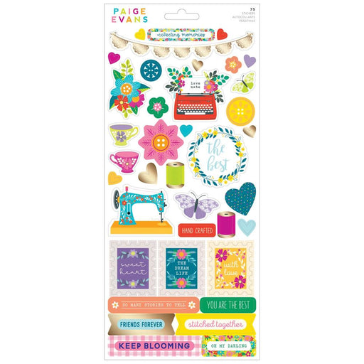 American Crafts Paige Evans Splendid - Accent and Phrase Cardstock Stickers
