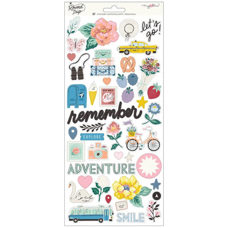 American Crafts Maggie Holmes Round Trip - Cardstock Stickers