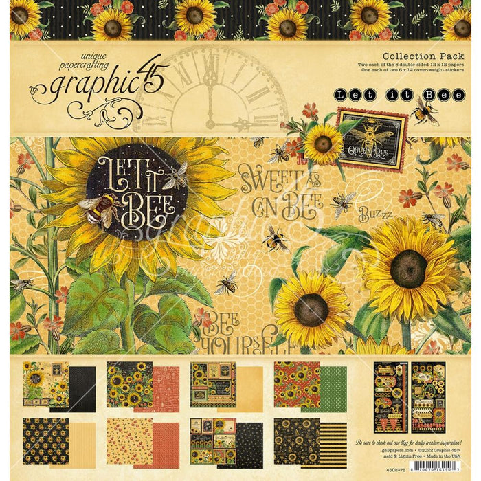 Graphic 45 Let It Bee - 12x12 Collection Pack