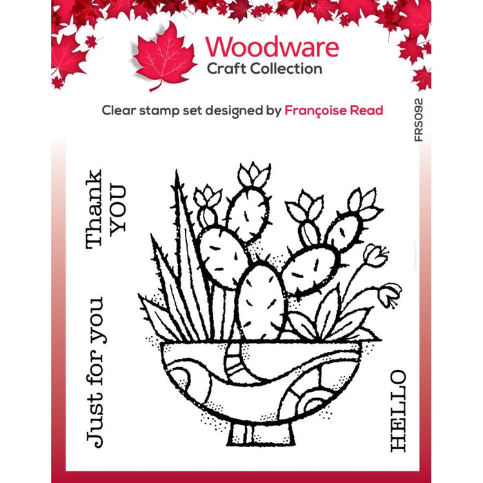 Woodware Clear Magic Singles Stamp - Succulent Display