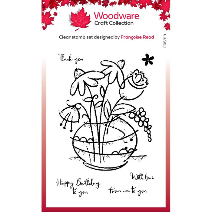 Woodware Clear Magic Singles Stamp - Floral Bouquet