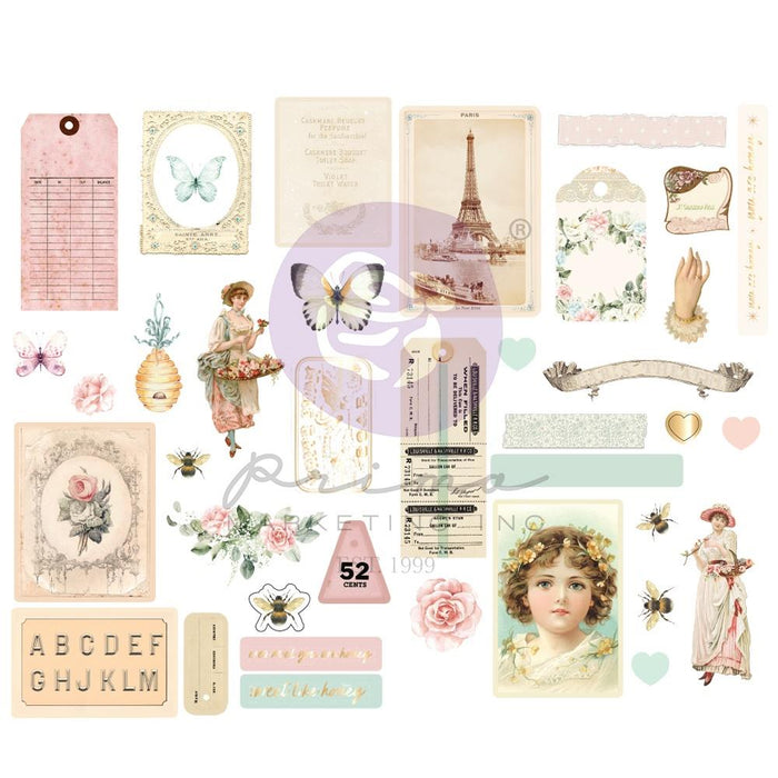 Prima Miel - Chipboard Stickers