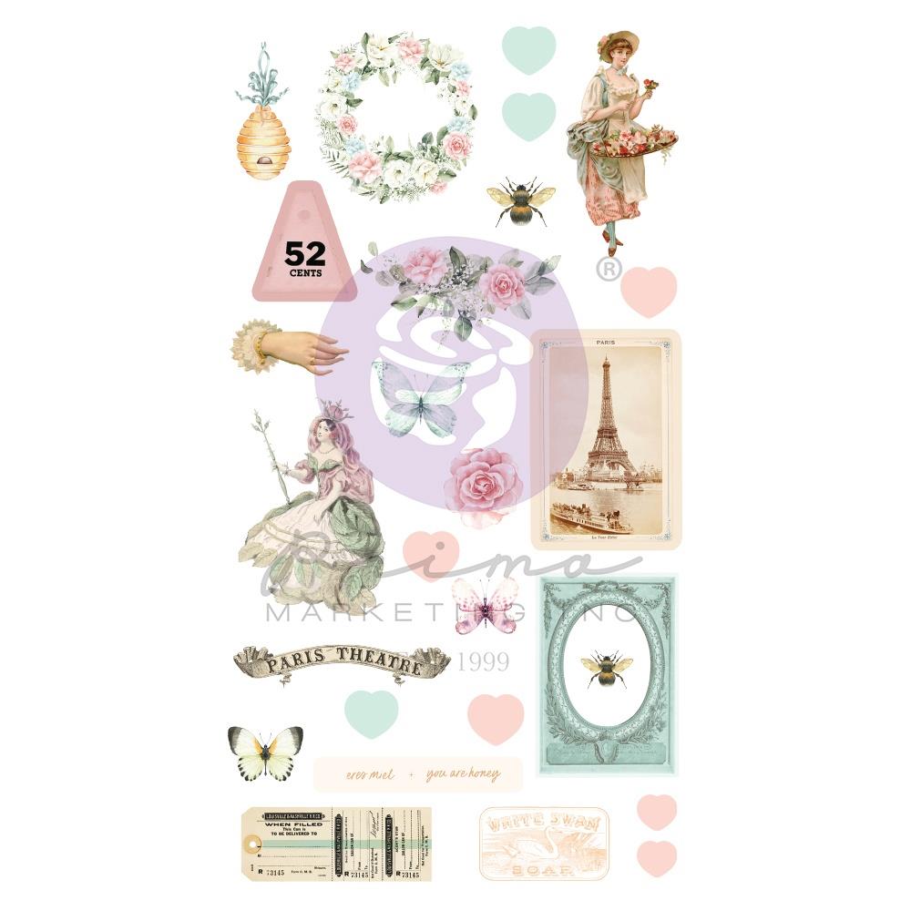 Prima Sticker Paper Prima Miel - Puffy Stickers — Papermaze
