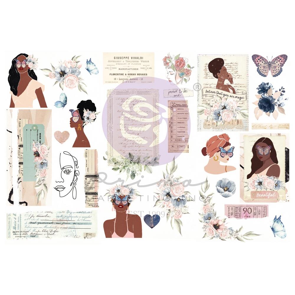 Prima Indigo - Rub Ons