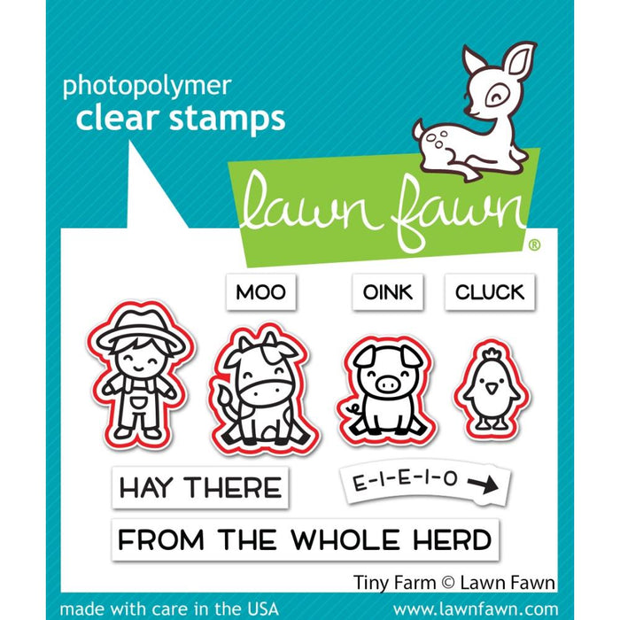 Lawn Fawn Craft Die - Tiny Farm Dies