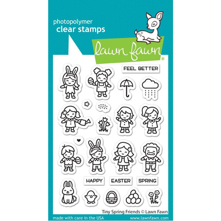 Lawn Fawn Clear Stamps - Tiny Spring Friends