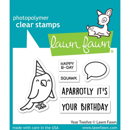 Lawn Fawn Clear Stamps - Year Twelve Stamps