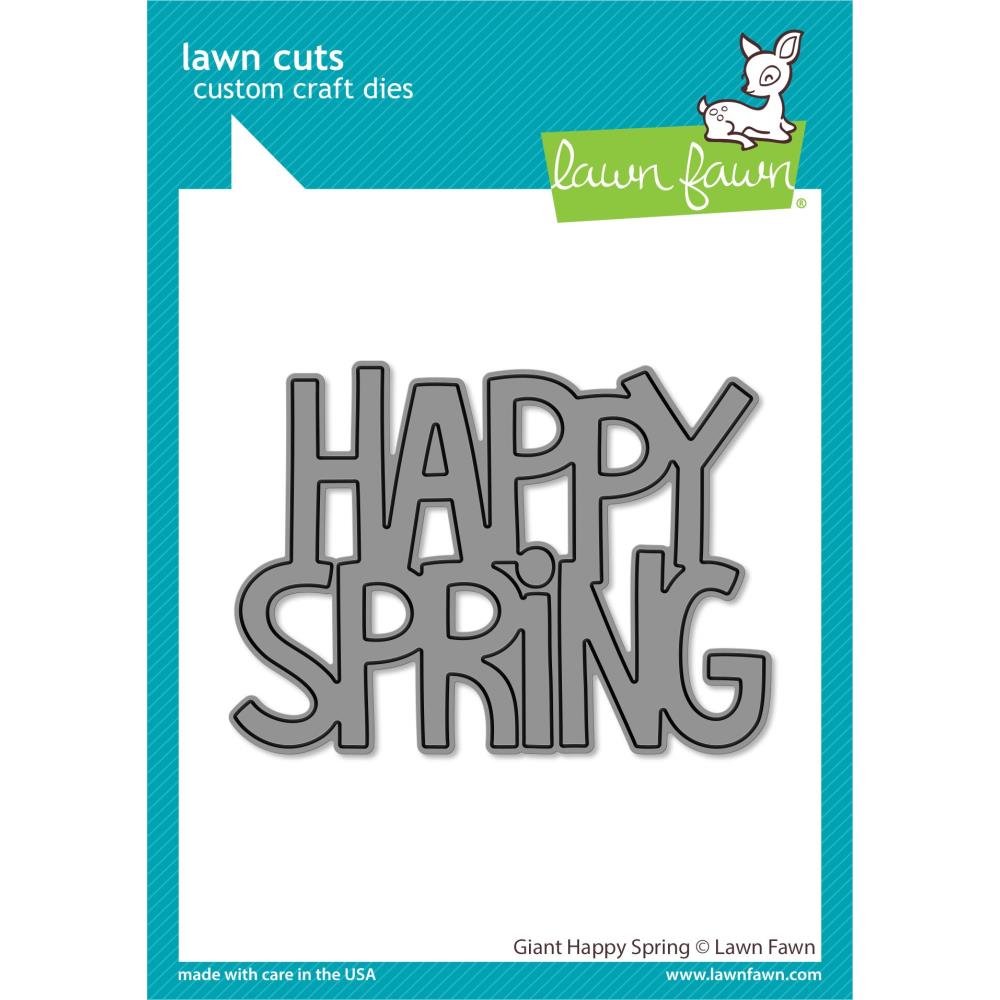 Lawn Fawn Craft Die - Giant Happy Spring Die
