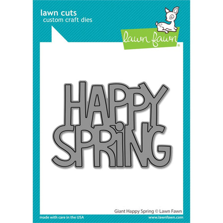 Lawn Fawn Craft Die - Giant Happy Spring Die