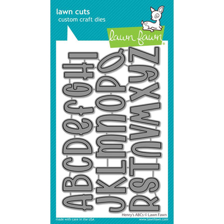 Lawn Fawn Craft Die - Henry's ABCs