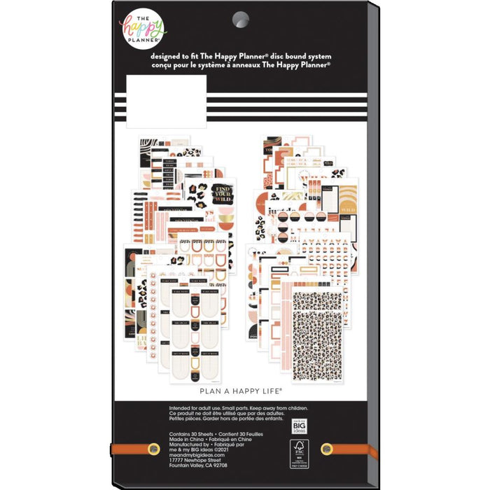 Me & My Big Ideas Happy Planner Sticker Value Pack - Modern Wild