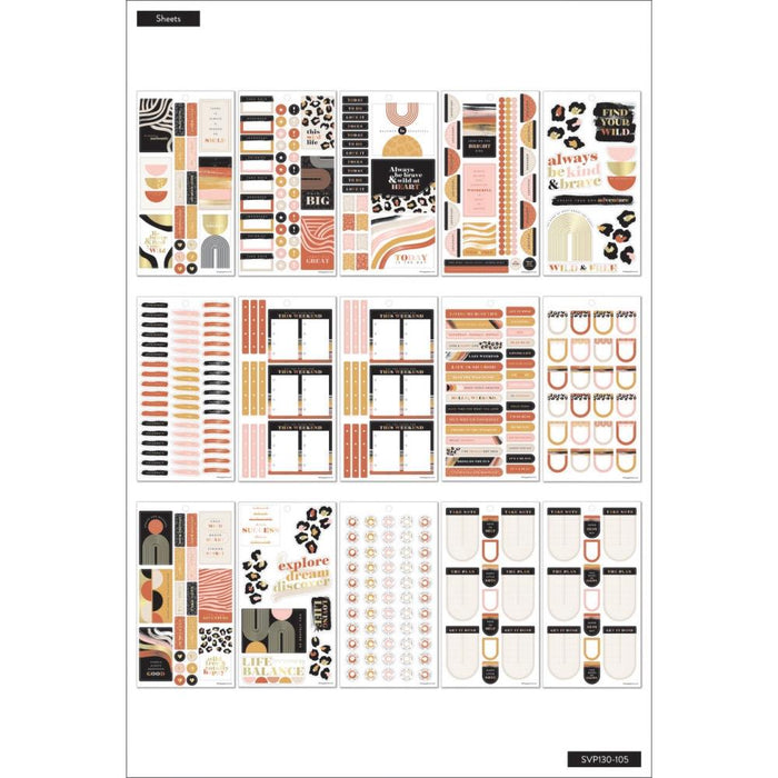 Me & My Big Ideas Happy Planner Sticker Value Pack - Modern Wild