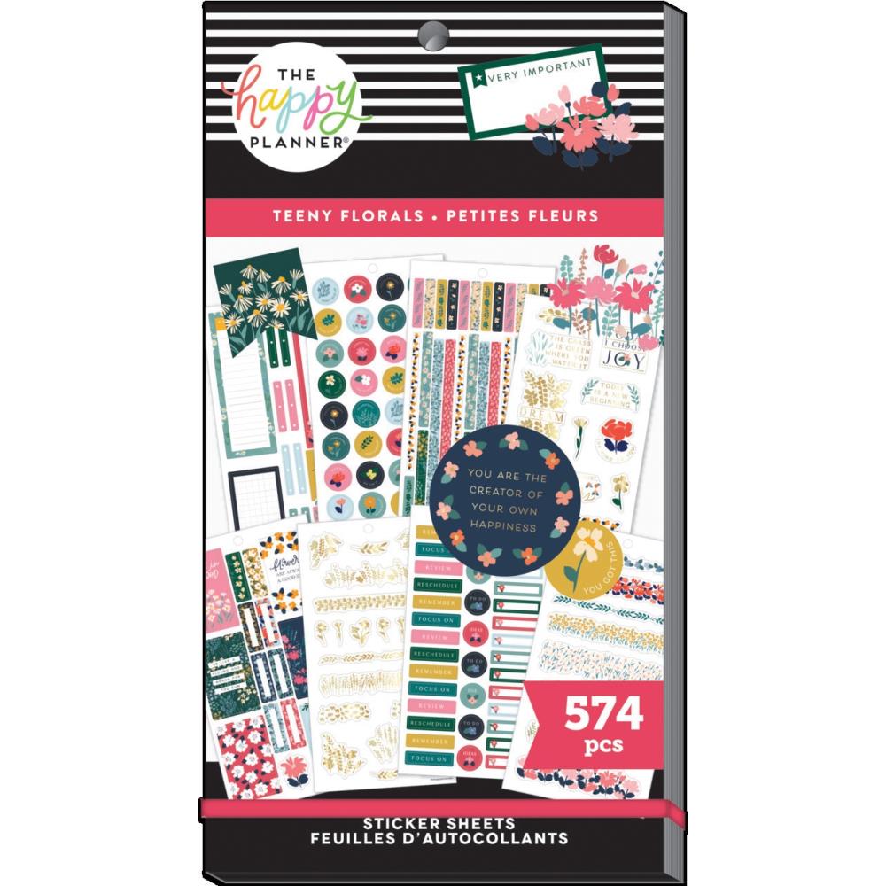 Me & My Big Ideas Happy Planner Sticker Value Pack - Teeny Florals