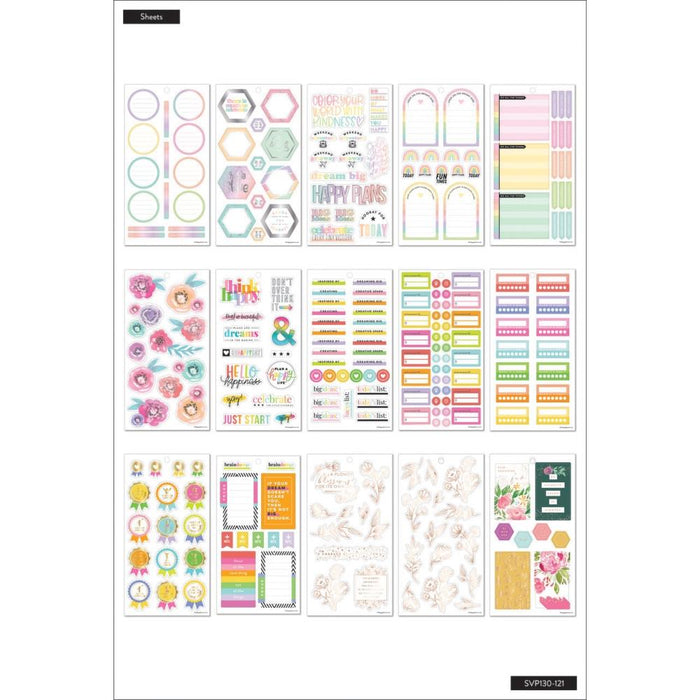 Me & My Big Ideas Happy Planner Sticker Value Pack - Color Story BIG