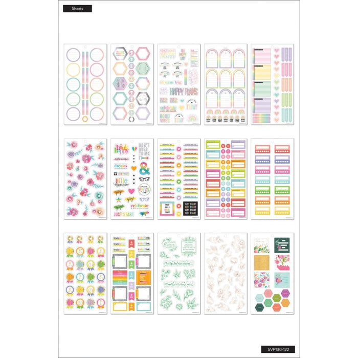 Me & My Big Ideas Happy Planner Sticker Value Pack - Color Story MINI