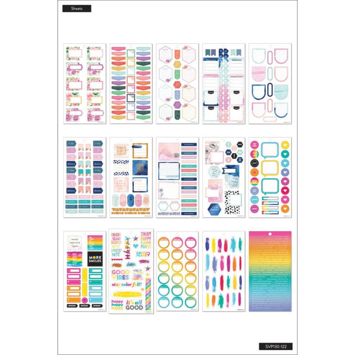 Me & My Big Ideas Happy Planner Sticker Value Pack - Color Story MINI