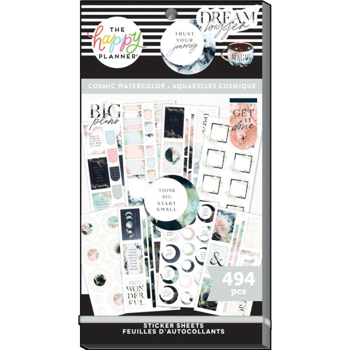 Me & My Big Ideas Happy Planner Sticker Value Pack - Cosmic Watercolor