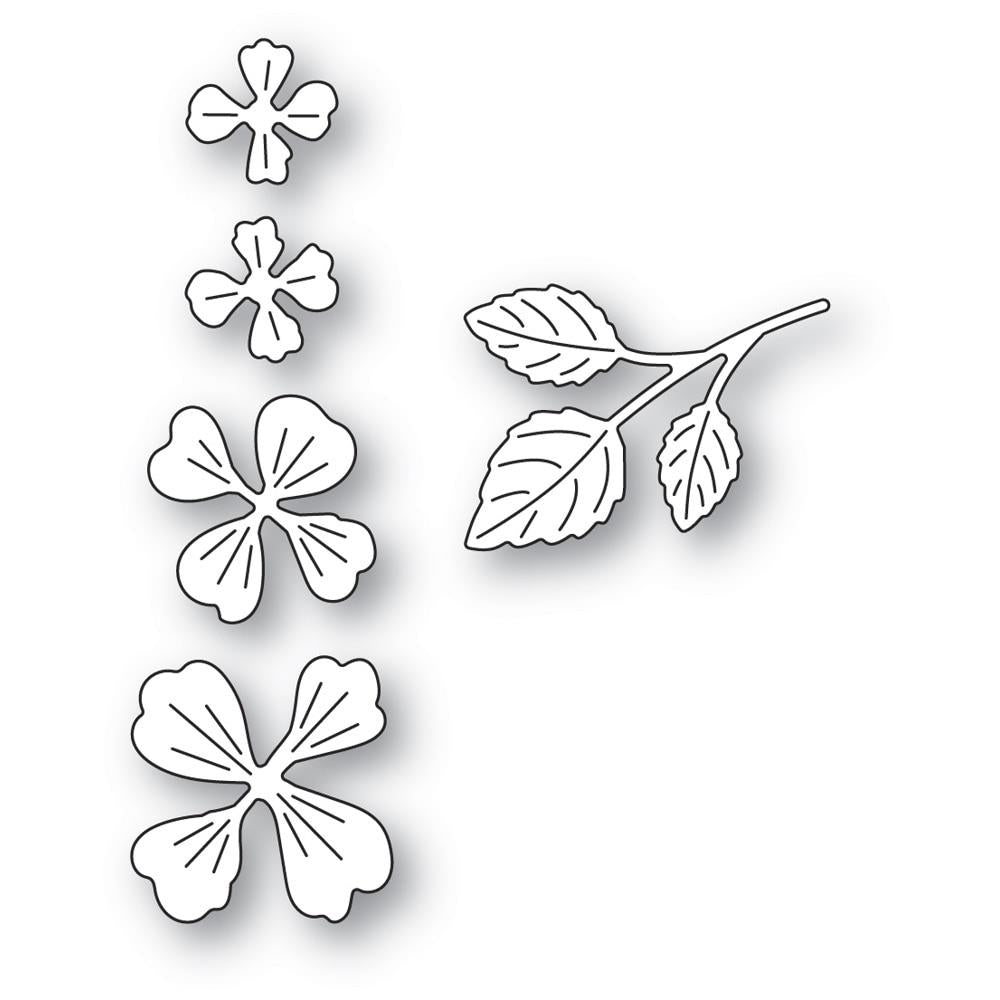 Memory Die Pattern Memory Box Die - Layered Impatiens — Papermaze