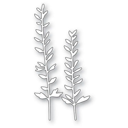 Memory Box Die - Tall Frilly Leaf Stems