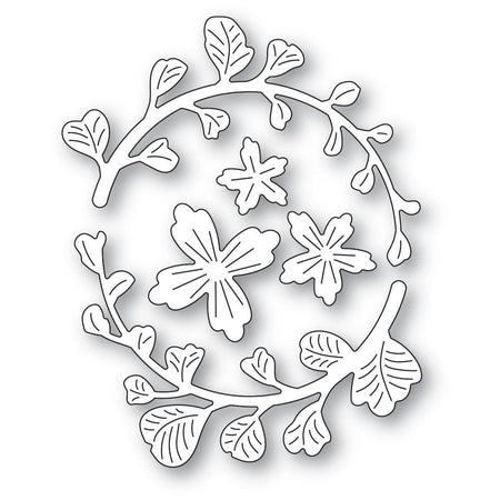 Memory Box Die - Paisley Bloom Leaf Arch
