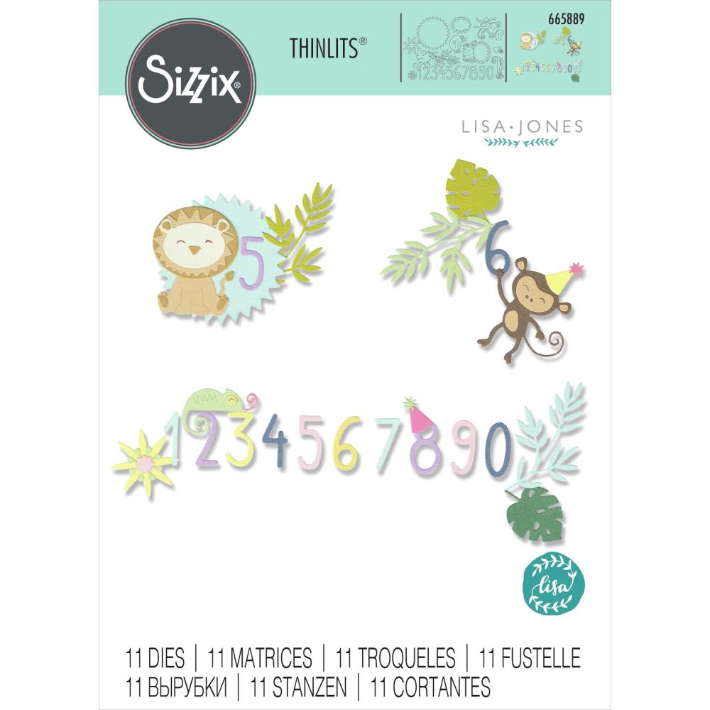 Sizzix Thinlits Die - Jungle Fun