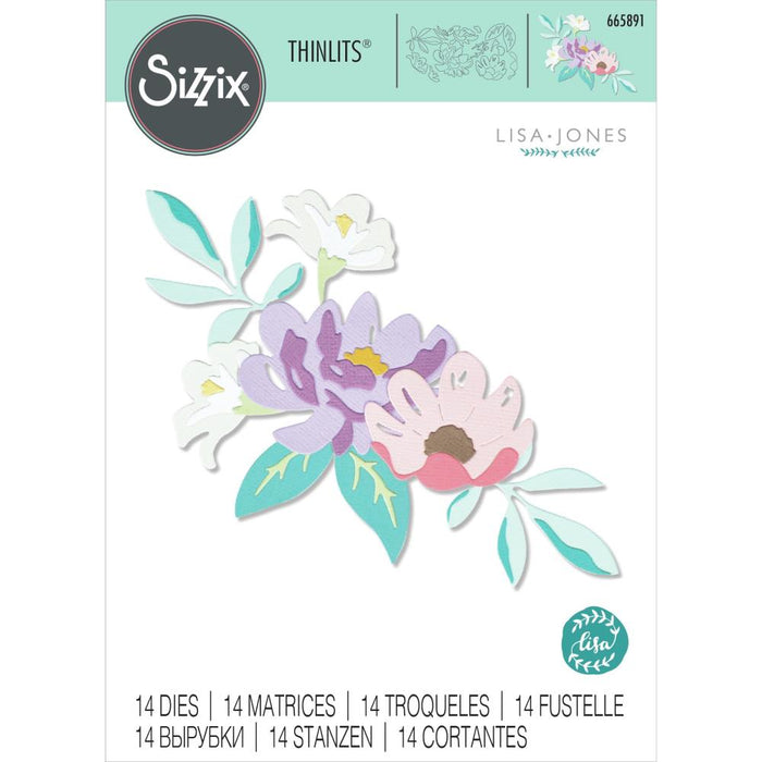 Sizzix Thinlits Die - Layered Summer Flowers