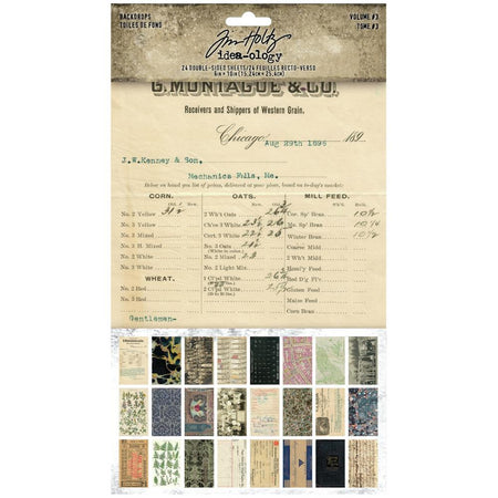 Tim Holtz Idea-ology - Backdrops Volume 3